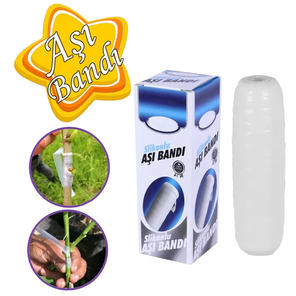Ağaç Meyve Aşı Bandı Aşılama Bağı Fidan Bant 170 Gr 